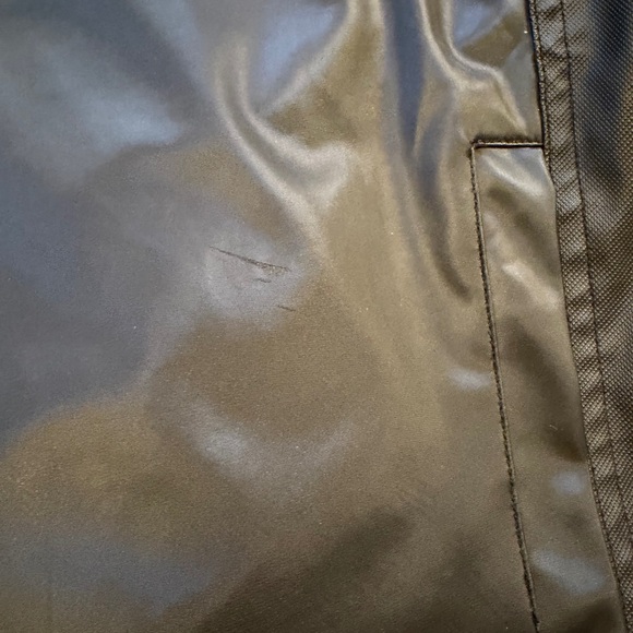 NHL Calgary Flames Nylon Coated Coach Jacket- Size Large-Rolled hood - Picture 15 of 15